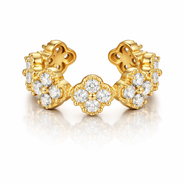 Studded Cleef Ring