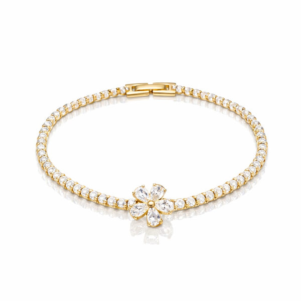 Crystal flower nene bracelet