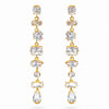 White Crystal Earrings