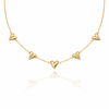 Long Hearts Necklace