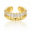 Stud Line Gold Ring