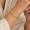Dual Layer Minimal Plain Chain Bracelet