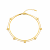 Flower Snake Chain Bracelet