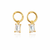 Rectangle Crystal Earring