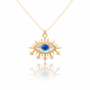 Evil Eye Statement Charm Necklace