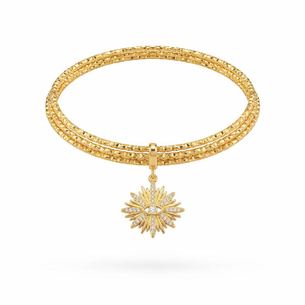 Multi Layer Gold Sparkle Bracelet