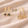 Evil Eye Tree Earing Set