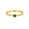 Emerald Crown Slimline Bracelet