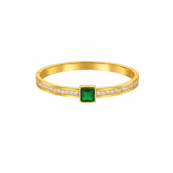 Emerald Crown Slimline Bracelet