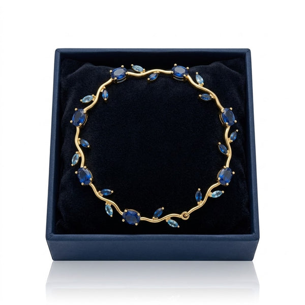 Blue Stardust Tulip Bracelet