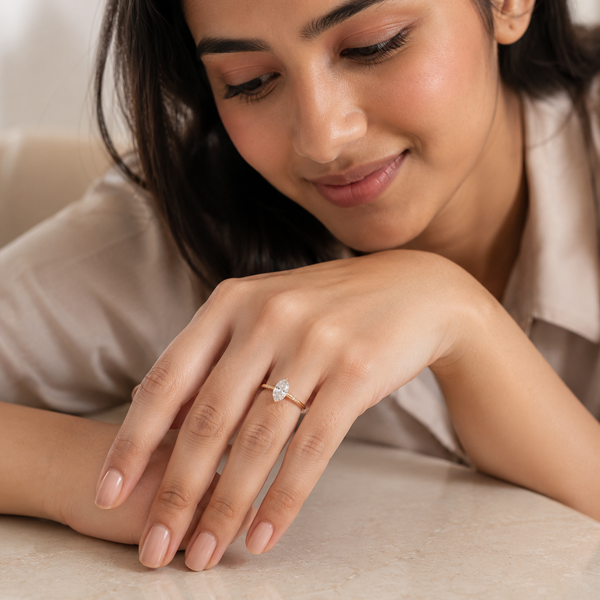 Marque 24k Gold Plated Ring