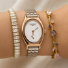 Longins Dual Tone Watch Stack