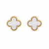 White Clover Earrings