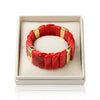 Viral Stackable Bar Bracelet - Maroon
