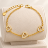 Studded Halo Heart Bracelet