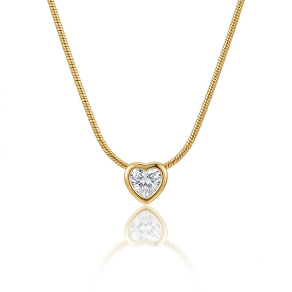 Gold Plated Heart Necklace