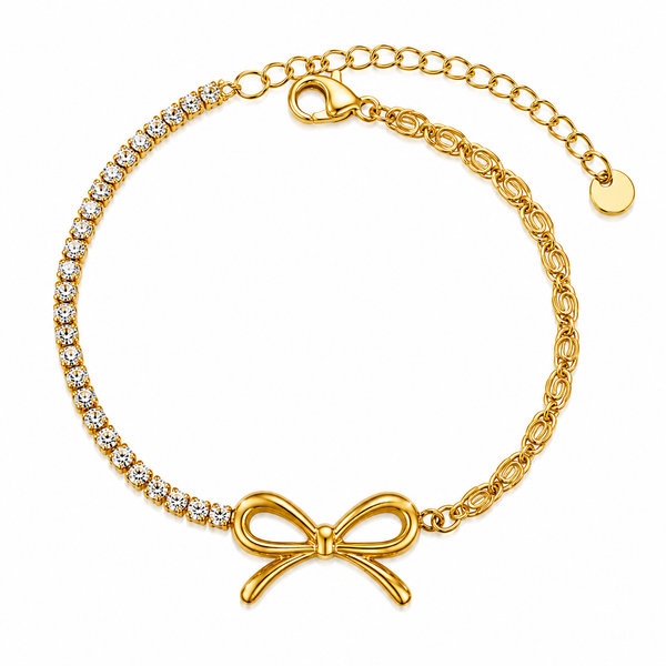 Bow Half Studded Bracelet