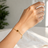 Brown Tulip Adjustable Bracelet