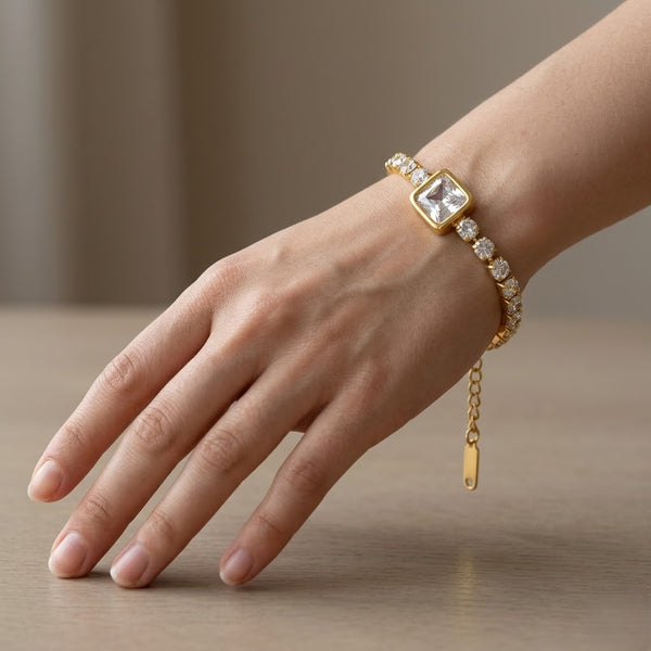 Cubic Crystal Nene Bracelet
