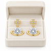 Crystal Orbit Earring