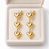 Multi Heart Drop Earring