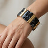 Viral Stackable Bar Bracelet - Black