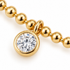 Teardrop Beaded Chain Bracelet