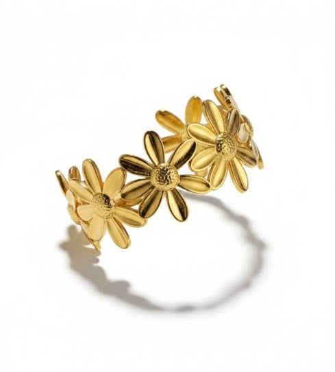 Flower Statement Bracelet