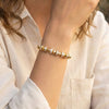 Orlena Zirconia Sparkling Disc Bracelet