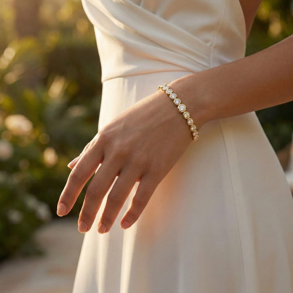 Irregular mini crystal bracelet