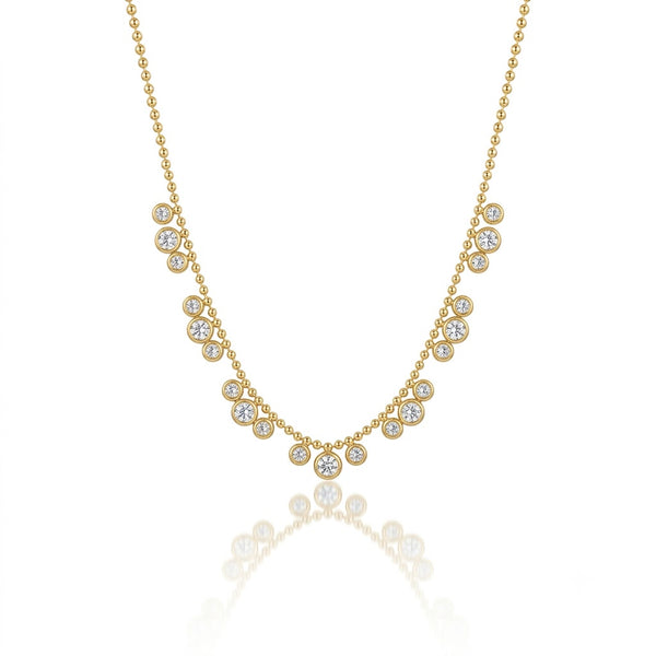 Cascade Beaded Necklace
