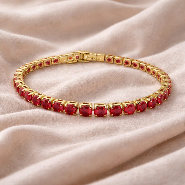Wine Tennis bracelet