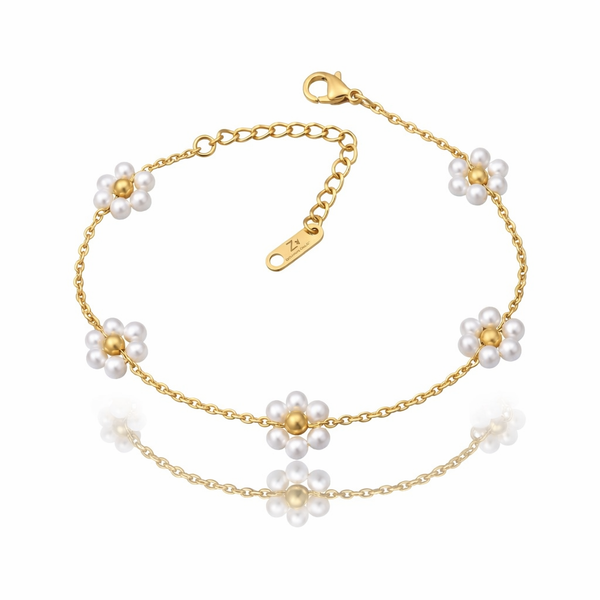 Pearl Flower Bracelet