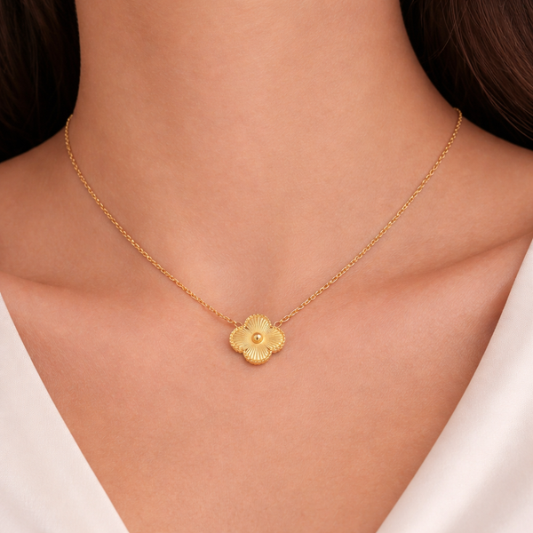 Gold Clover Necklace