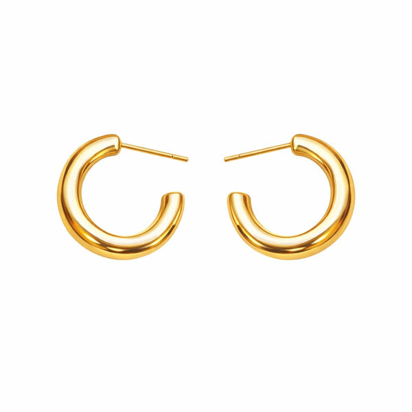 Plain Everyday Hoop Earrings