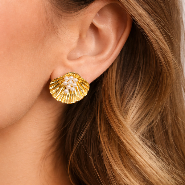 Multipearl Shell Earrings