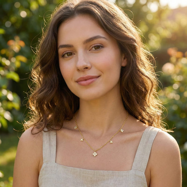Mini Diamond Over Necklace