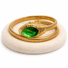 Serpenti d’Or – Green Snake Head Bangle Watch