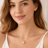 Solid Gold Dainty HeartNecklace