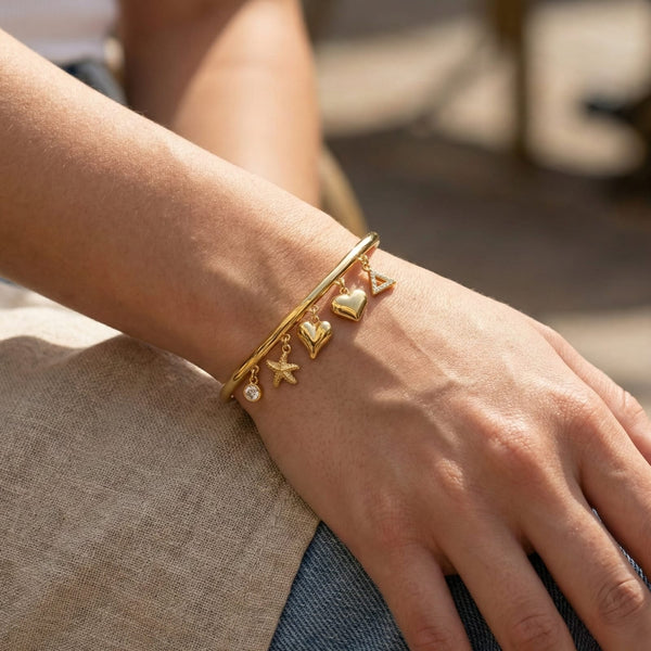 Multi Dangling Charm Bracelet