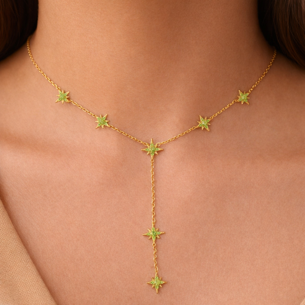 Emerald Stars Necklace