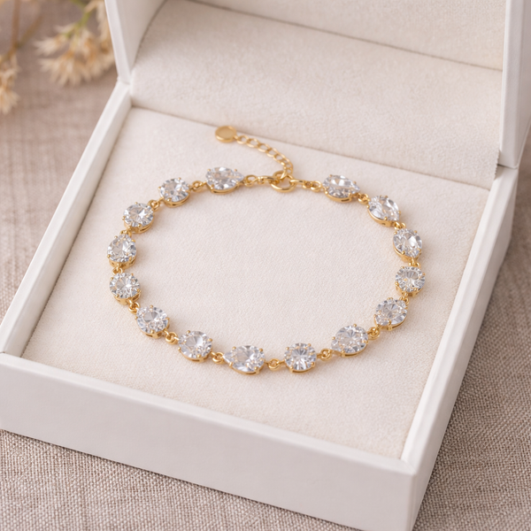 Crystal Chain Bracelet- TDC
