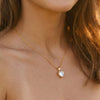 Solitaire Heart Necklace and Earrings