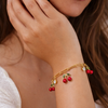 Statement Cherry Charms Bracelet