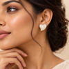 Glazed Heart Earring