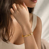 Diamond Cut Gold Bangle