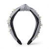 Pearl Studded Knotted Headband – Pearl jewellery for women by Fix My Hairs
