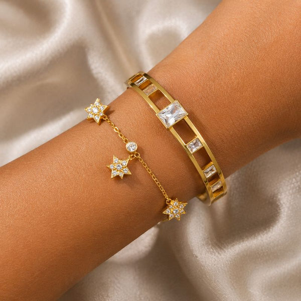 Window Star Charm Bracelets Combo
