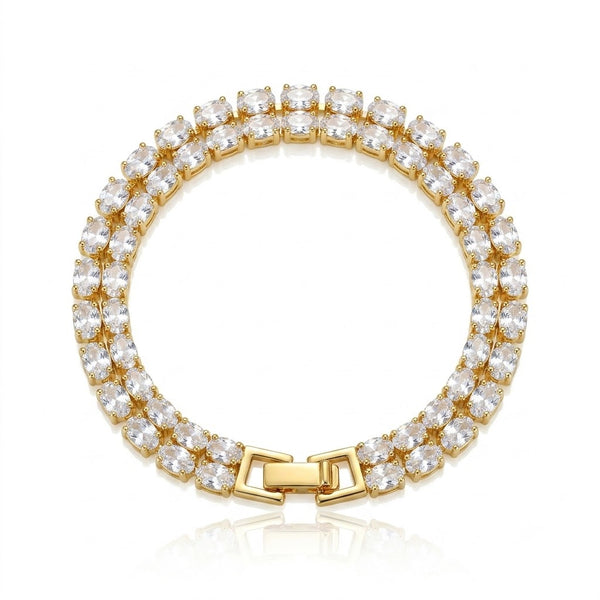 Dual Marque Crystal Bracelet