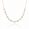 Moon Crystal Tulip Necklace